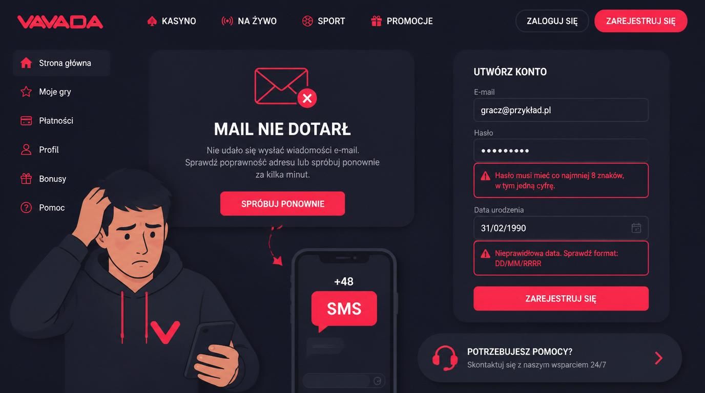 typowe problemy przy rejestracji w Vavada i sposoby ich rozwiązania